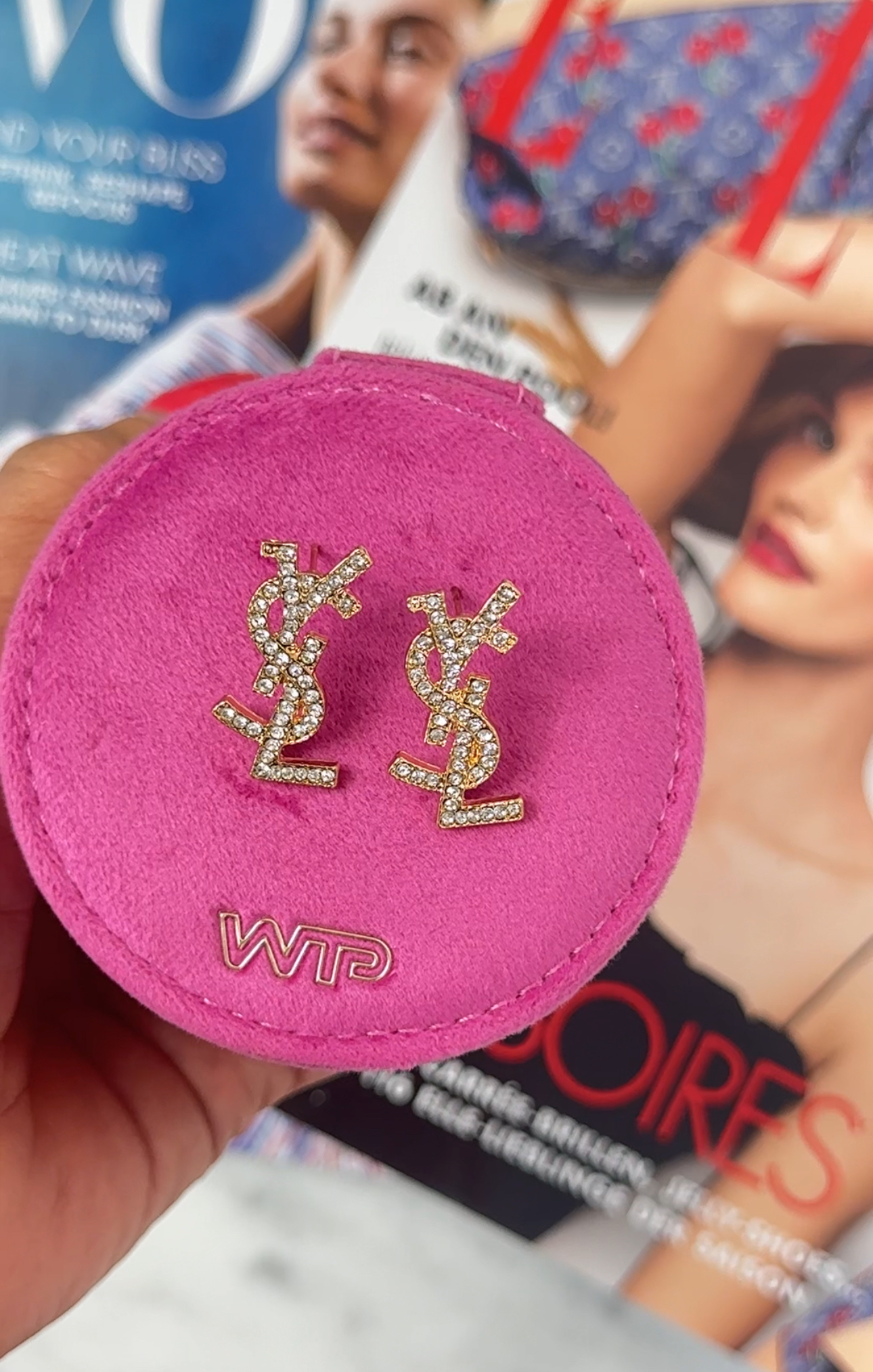Earrings  Designer Gold