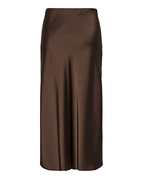 Kjol Yaspella midi brun - 6