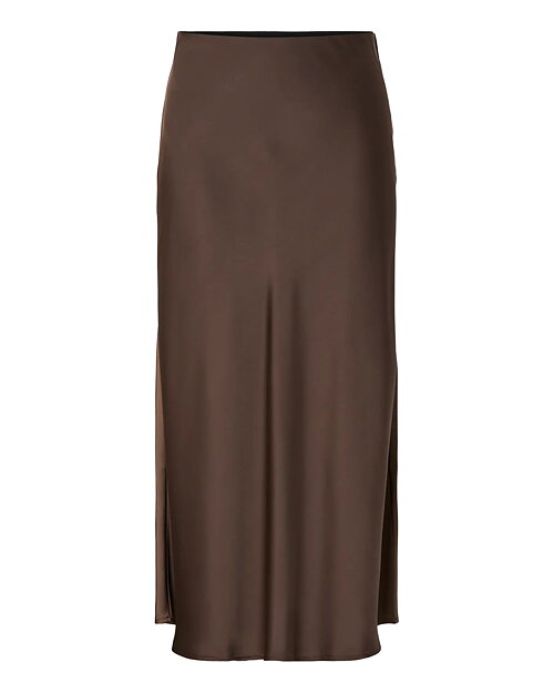 Kjol Yaspella midi brun - 5