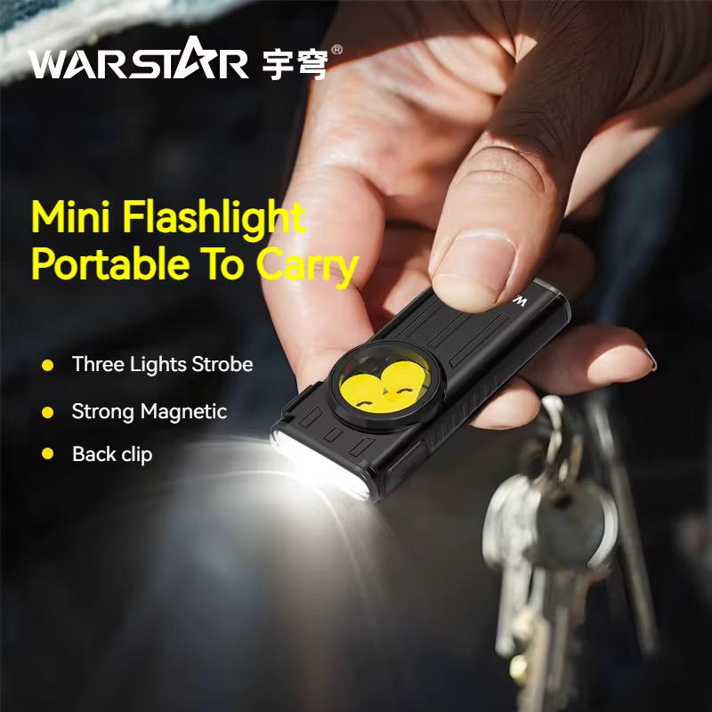 Ledlampa nyckelring EDC WT3, WARSTAR - 4