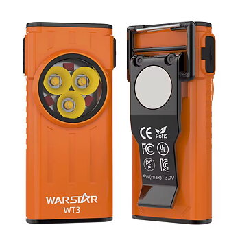 Ledlampa nyckelring EDC WT3, WARSTAR