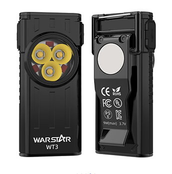 Ledlampa nyckelring EDC WT3, WARSTAR
