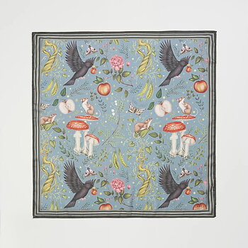 Scarf "Into the woods"