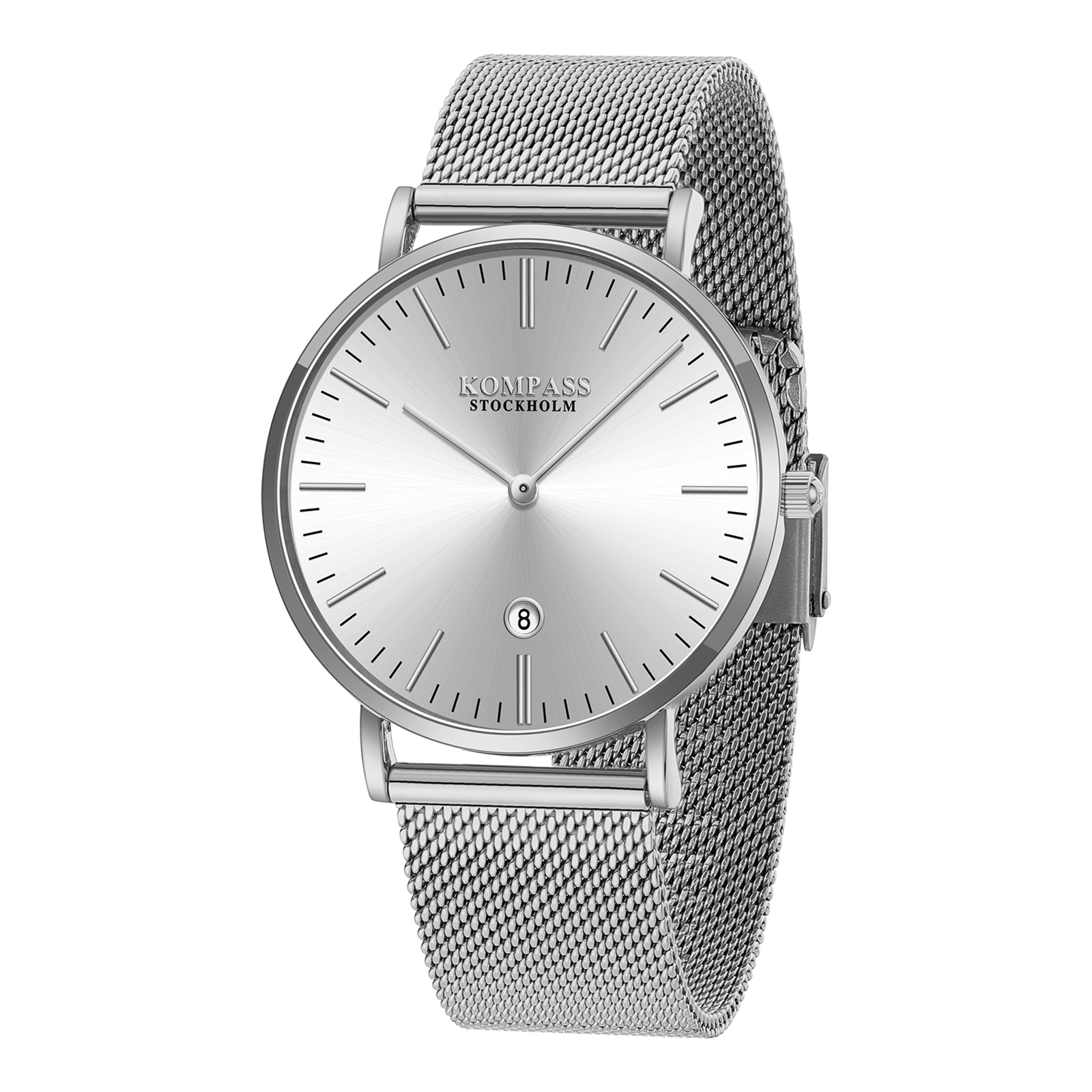 Kompass Nautilus Silver Mesh Strap - 3