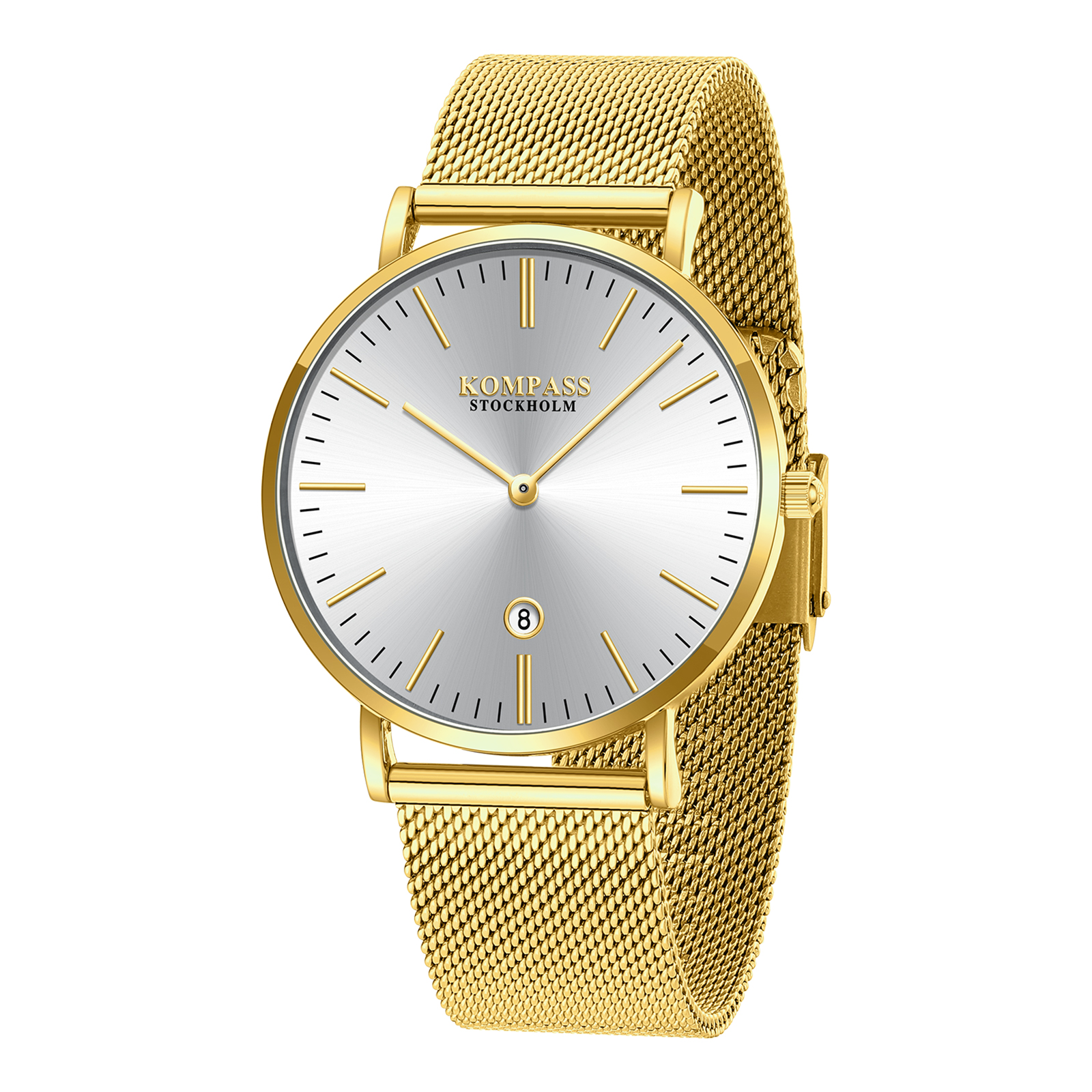 Kompass Nautilus Gold Mesh Strap - 3