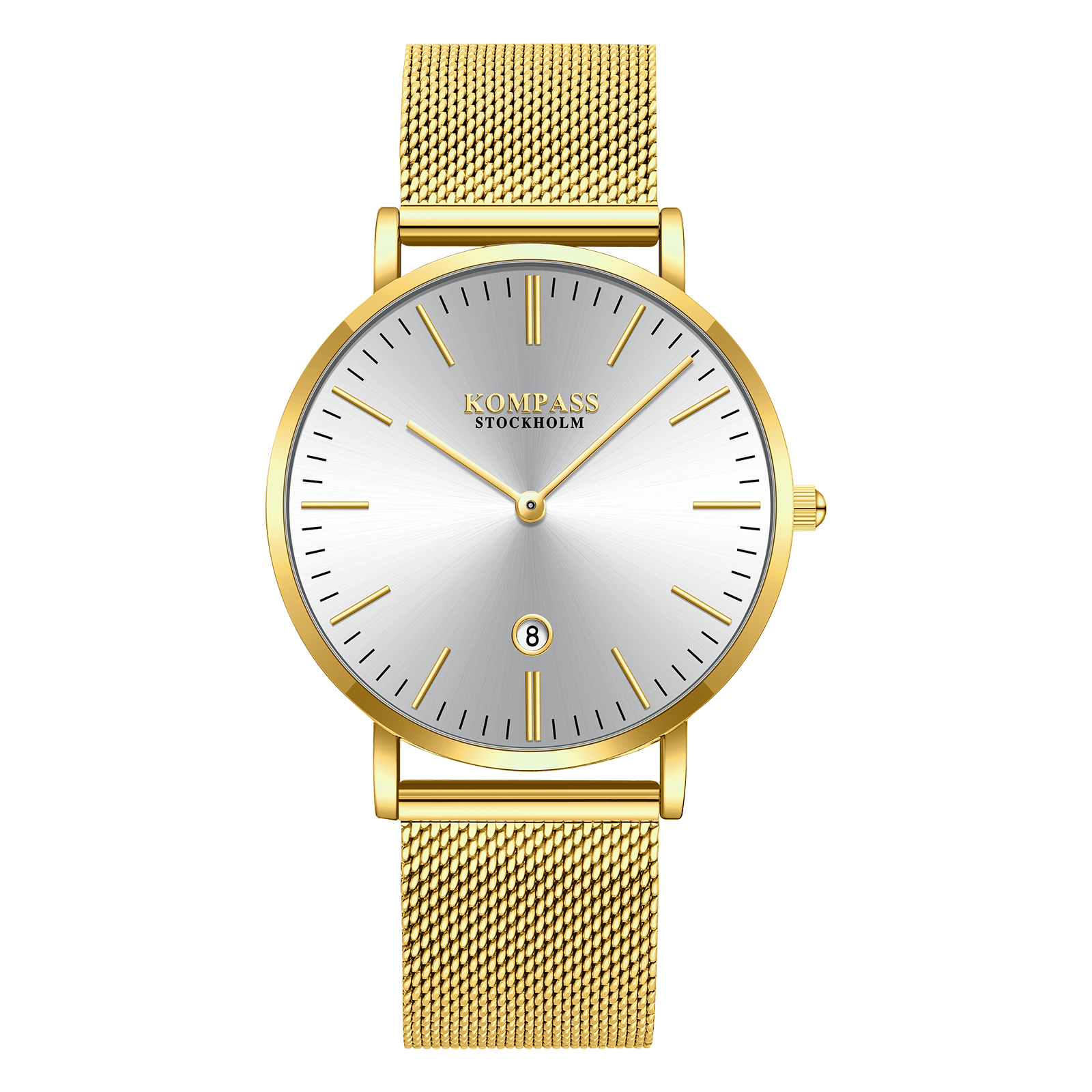 Kompass Nautilus Gold Mesh Strap