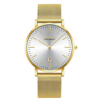 Kompass Nautilus Gold Mesh Strap