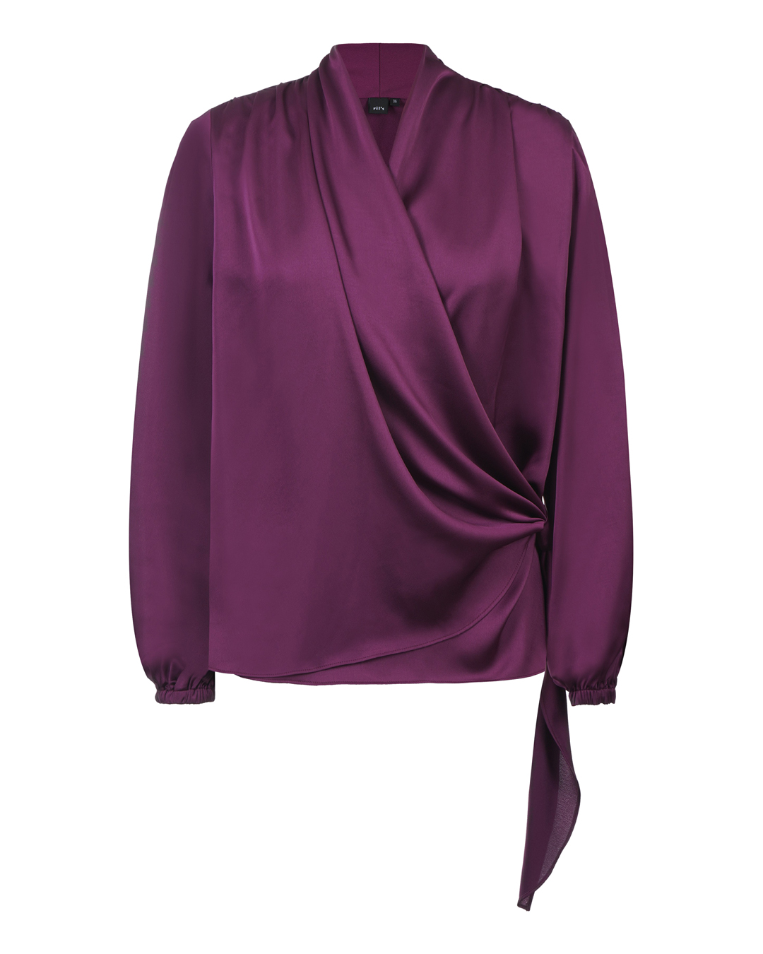 Blus Pomezia vinröd