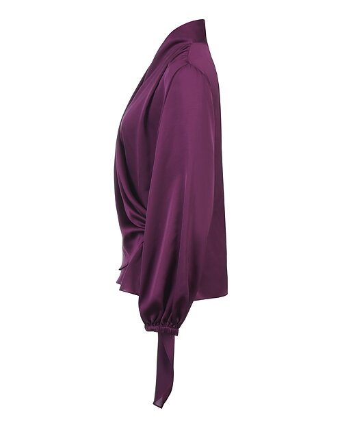 Blus Pomezia vinröd - 3