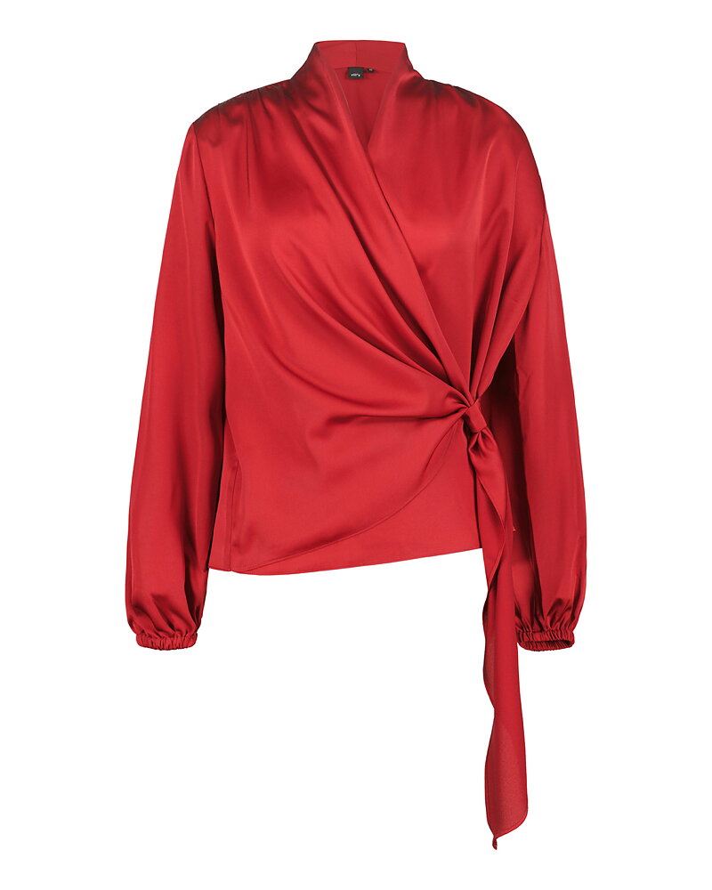 Blus Pomezia mörkröd