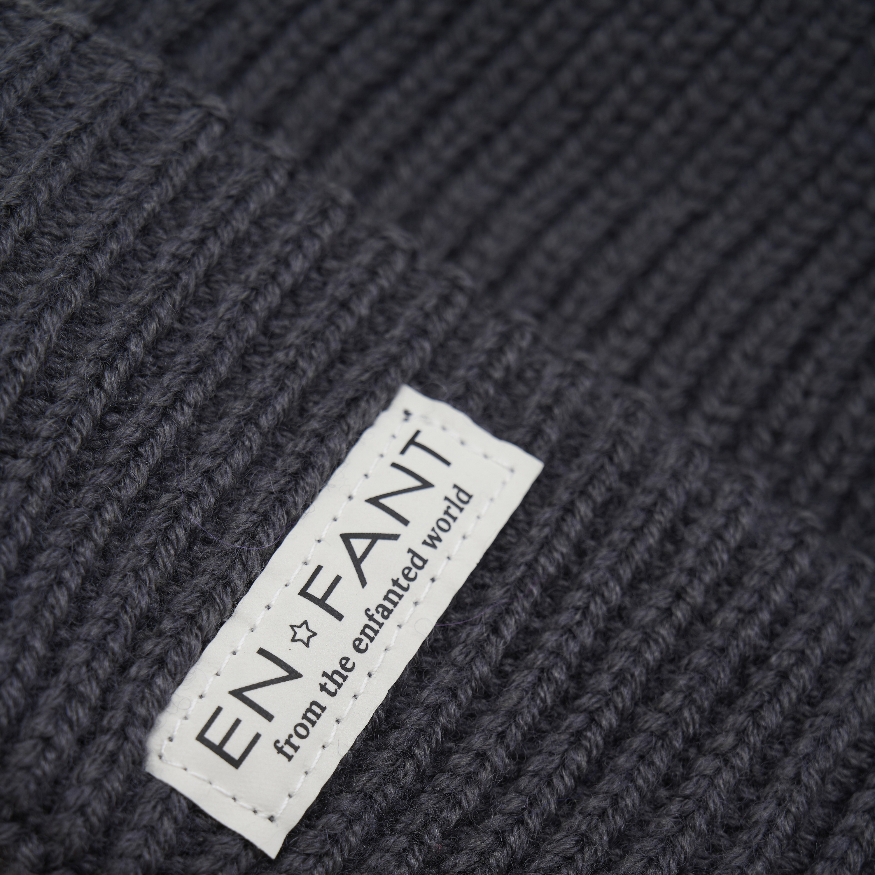 Beanie w. jersey lining Ebony - 3