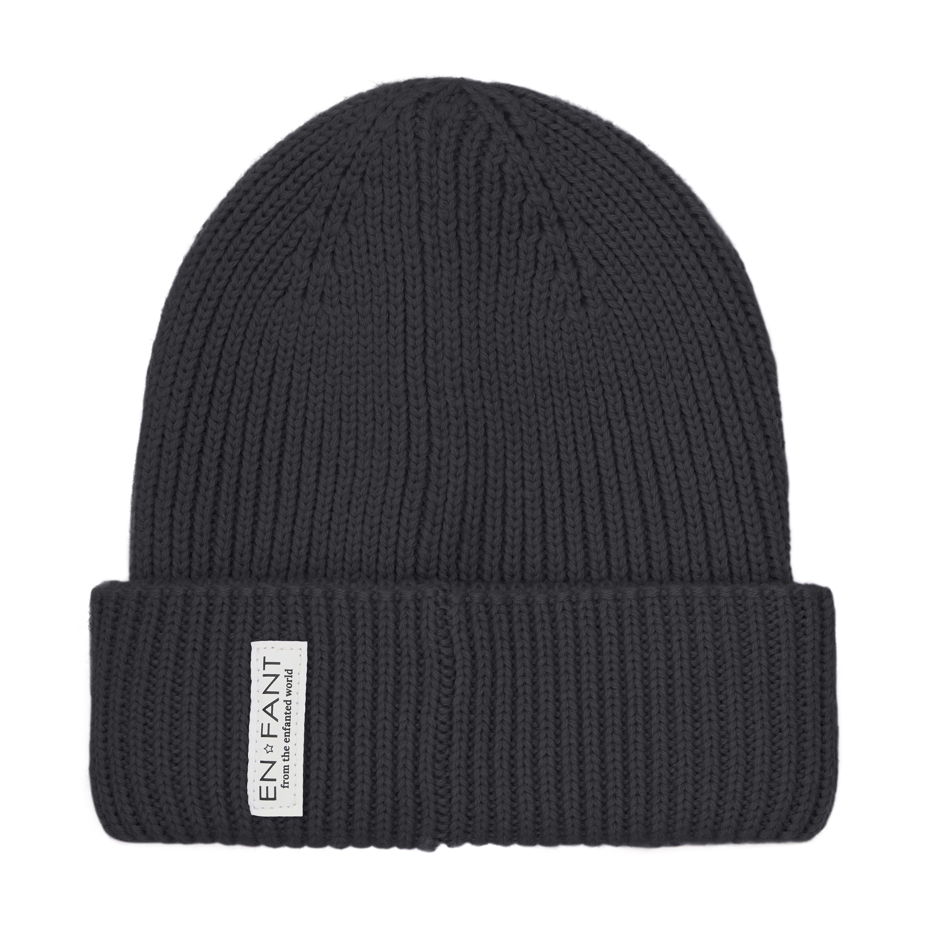 Beanie w. jersey lining Ebony