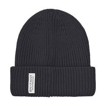 Beanie w. jersey lining Ebony