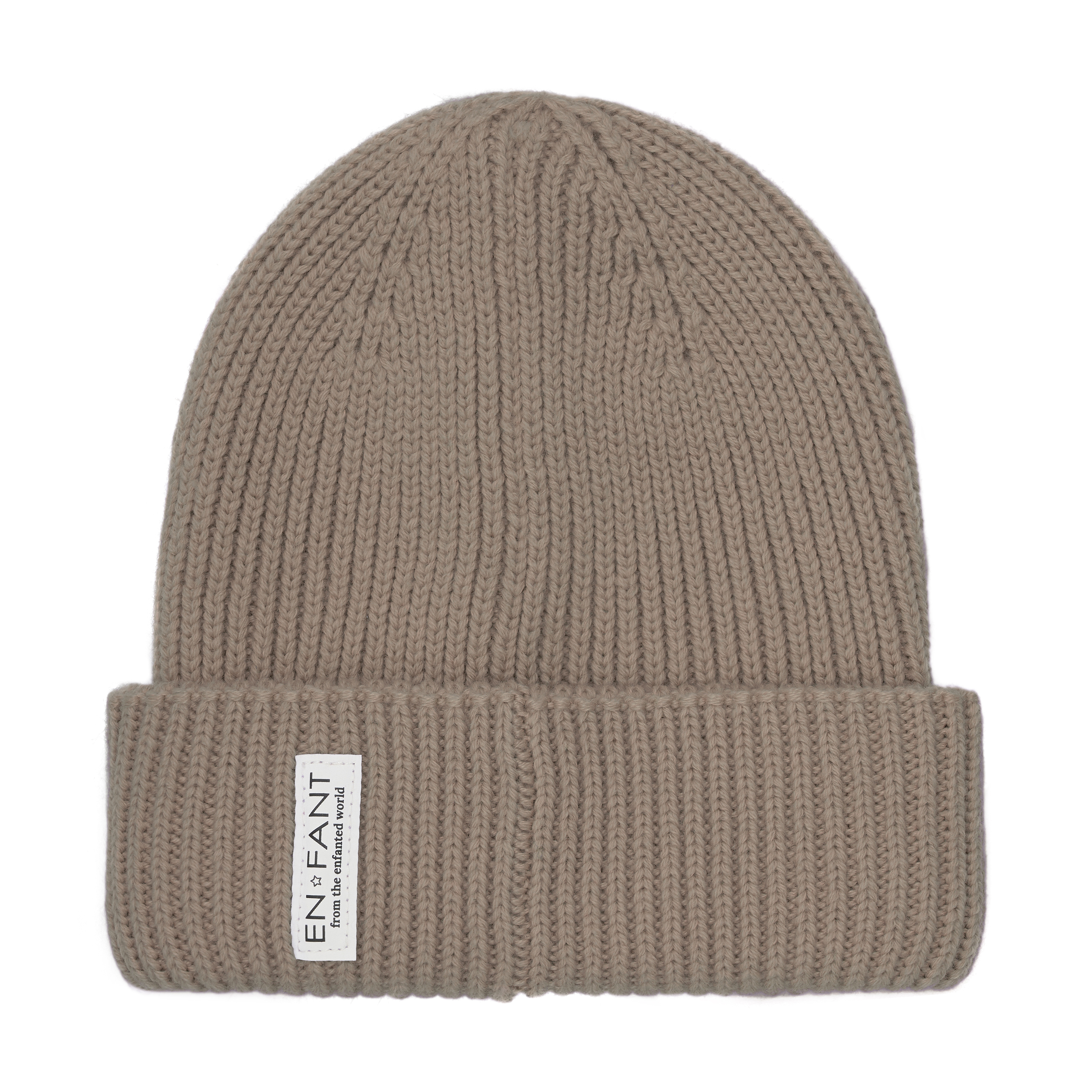 Beanie w. jersey lining Fungi