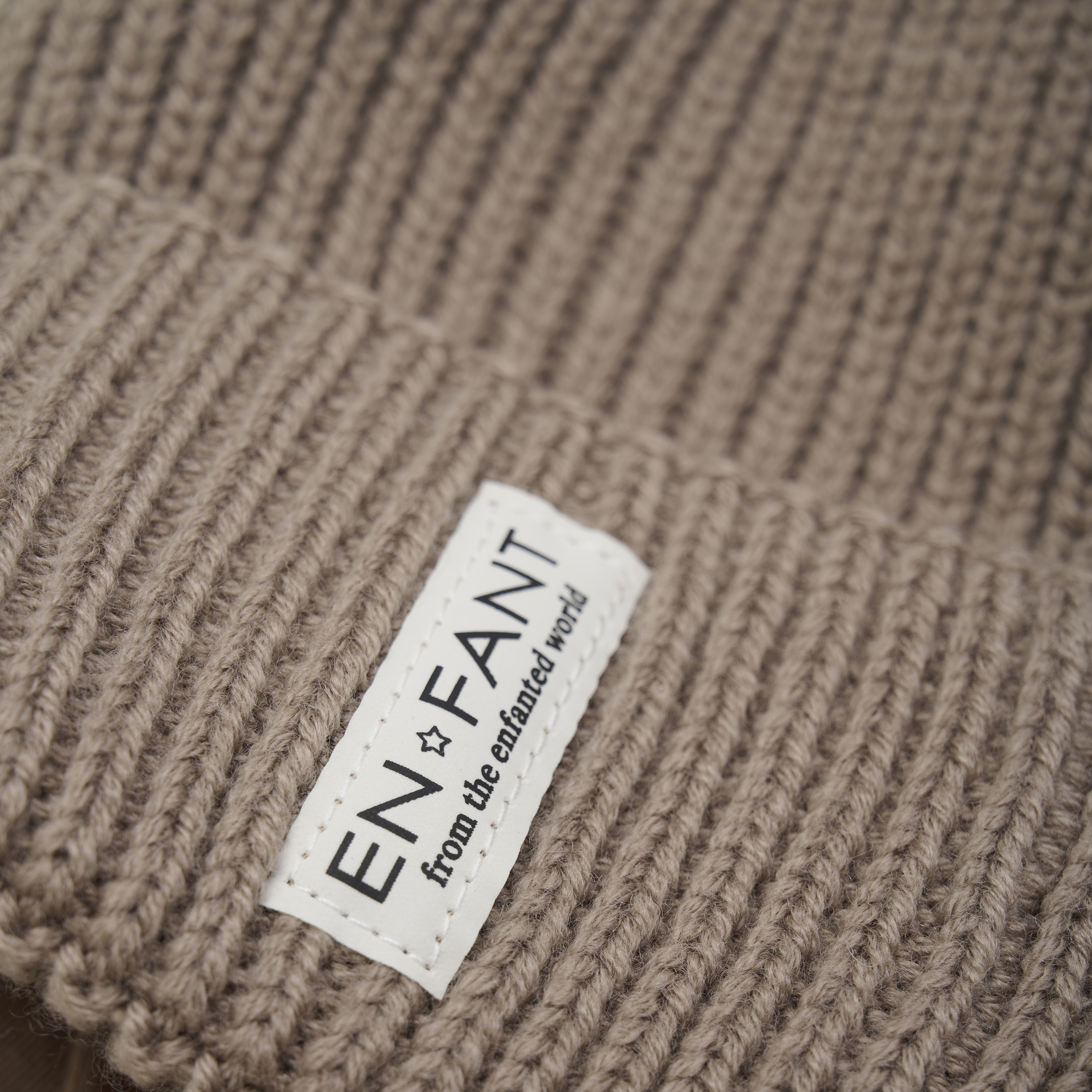 Beanie w. jersey lining Fungi - 3