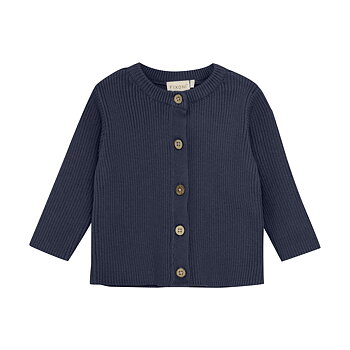 Knitted Cardigan Indigo Blue