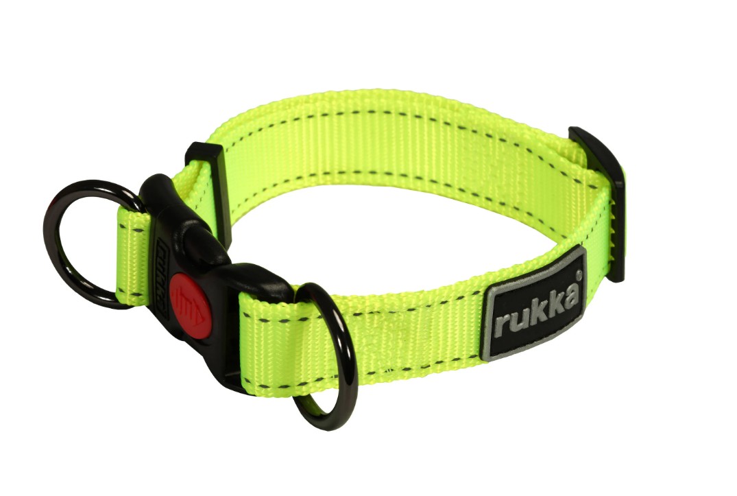 Rukka Bliss halsband, Neongul