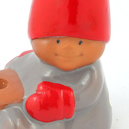 Lisa Larson (Santa's Family 1980s) Sitting Elf Candleholder 14 cm (2)