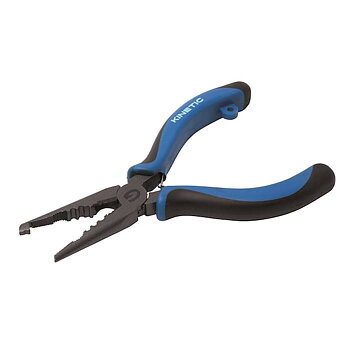 Kinetic CS HEAVY DUTY SPLITRING PLIER 6,5" CURVED NOSE BLUE/BLACK