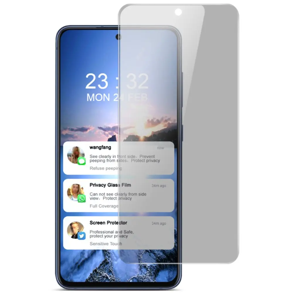 IMAK Privacy Skärmskydd för Samsung Galaxy S21 FE