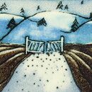 Heljä Liukko-Sundström (1980) Gate and Hills Wall Plaque 12 cm (2)