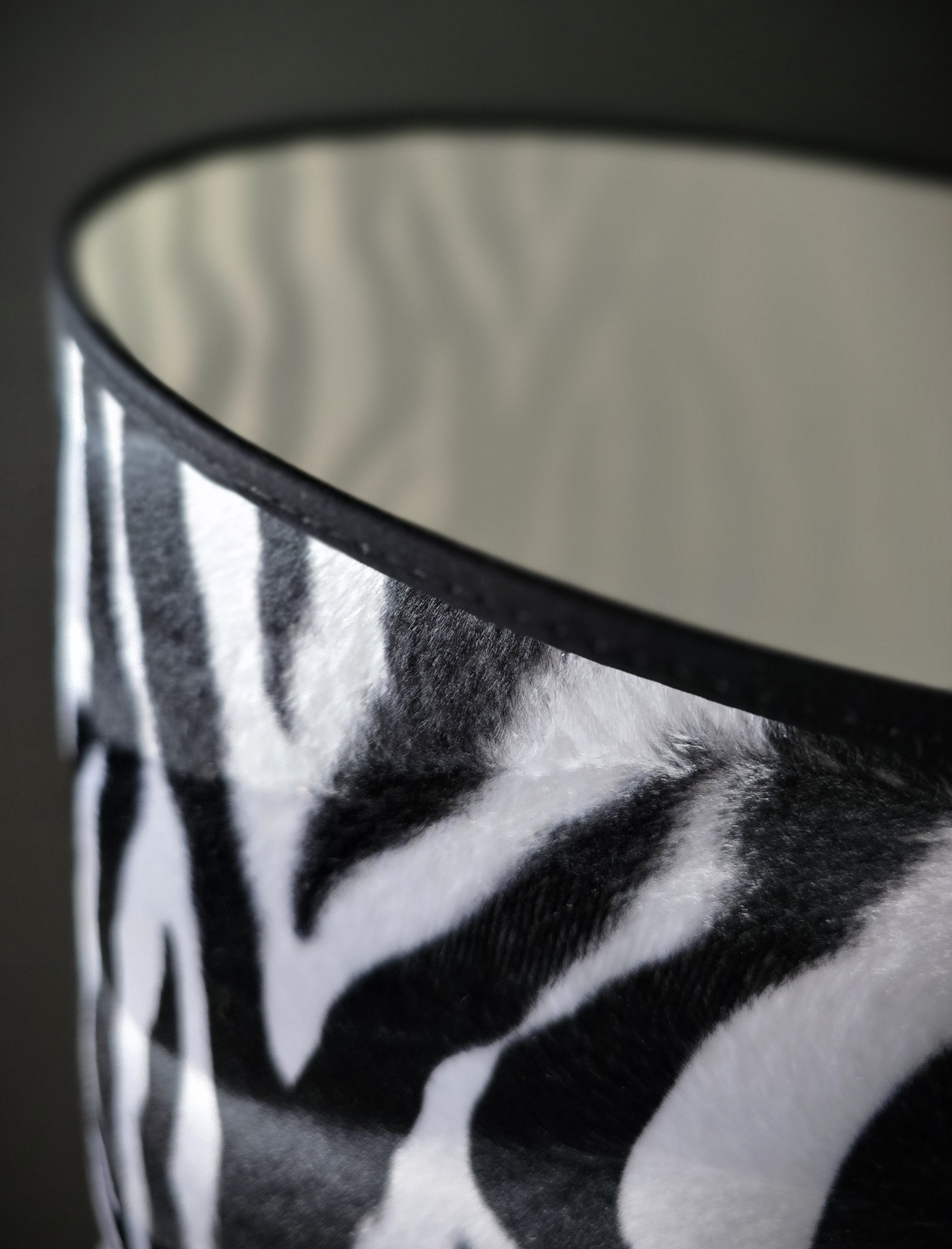 Lampskärm  LARGE - Zebra Svart/Vit - 2
