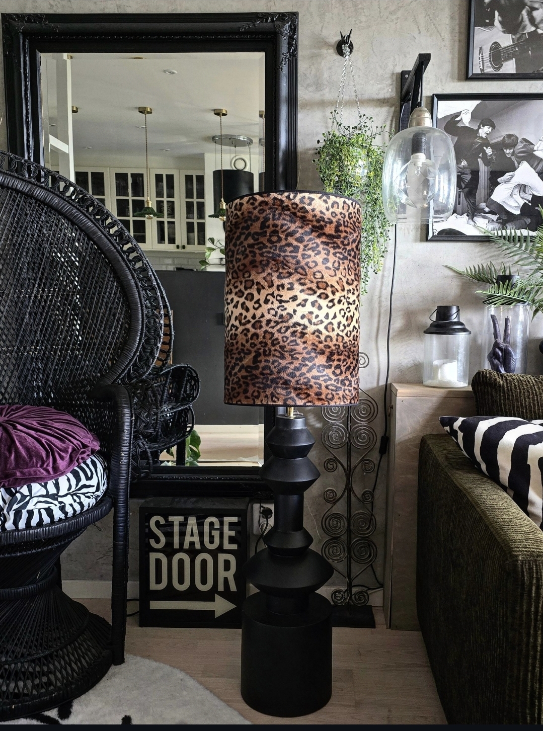 Lampskärm  LARGE - Leopard  - 4