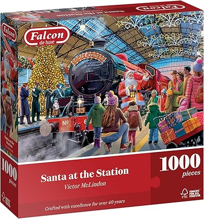 Santa at the Station, 1000 Bitar Jumbo - 2