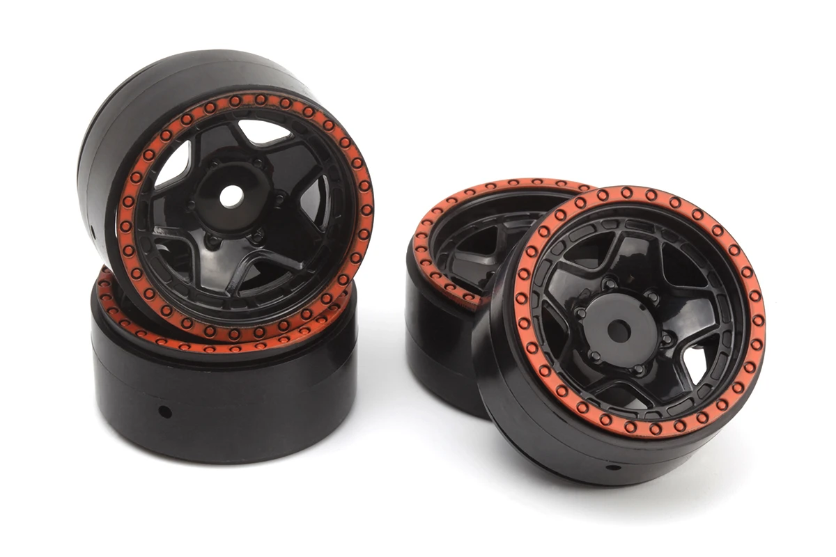 HPI HP160867 CL-5 Beadlock Wheel 1.2in (Red/4pcs)