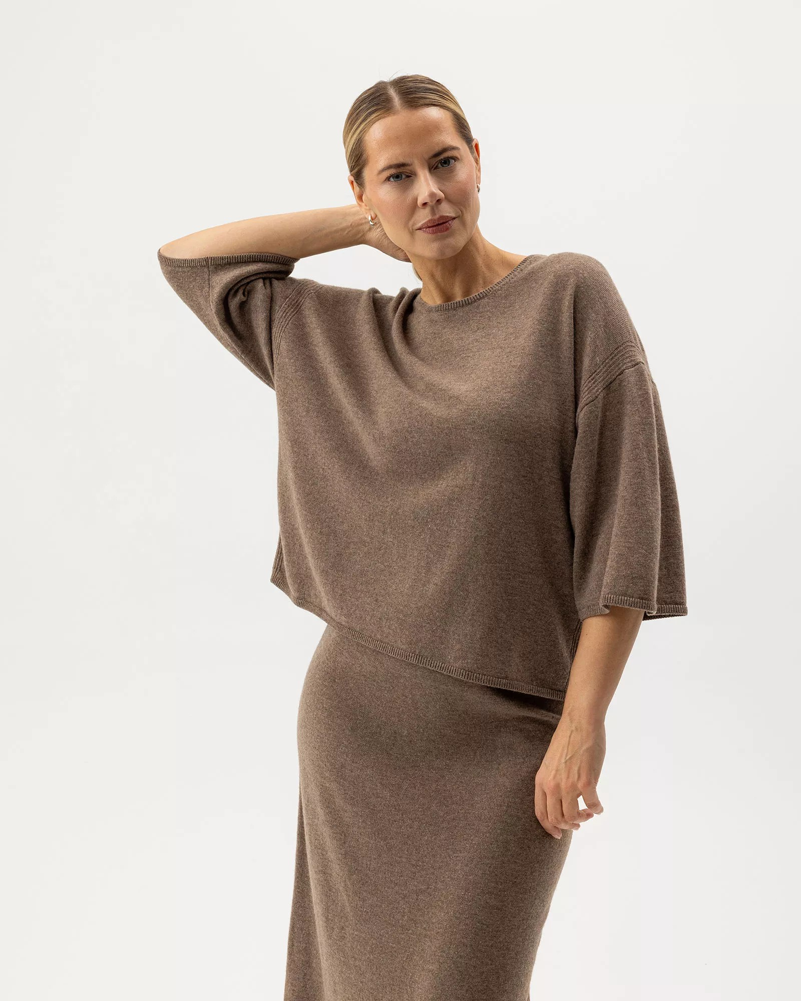Kristina Top - Oak Melange - Holebrook - 3