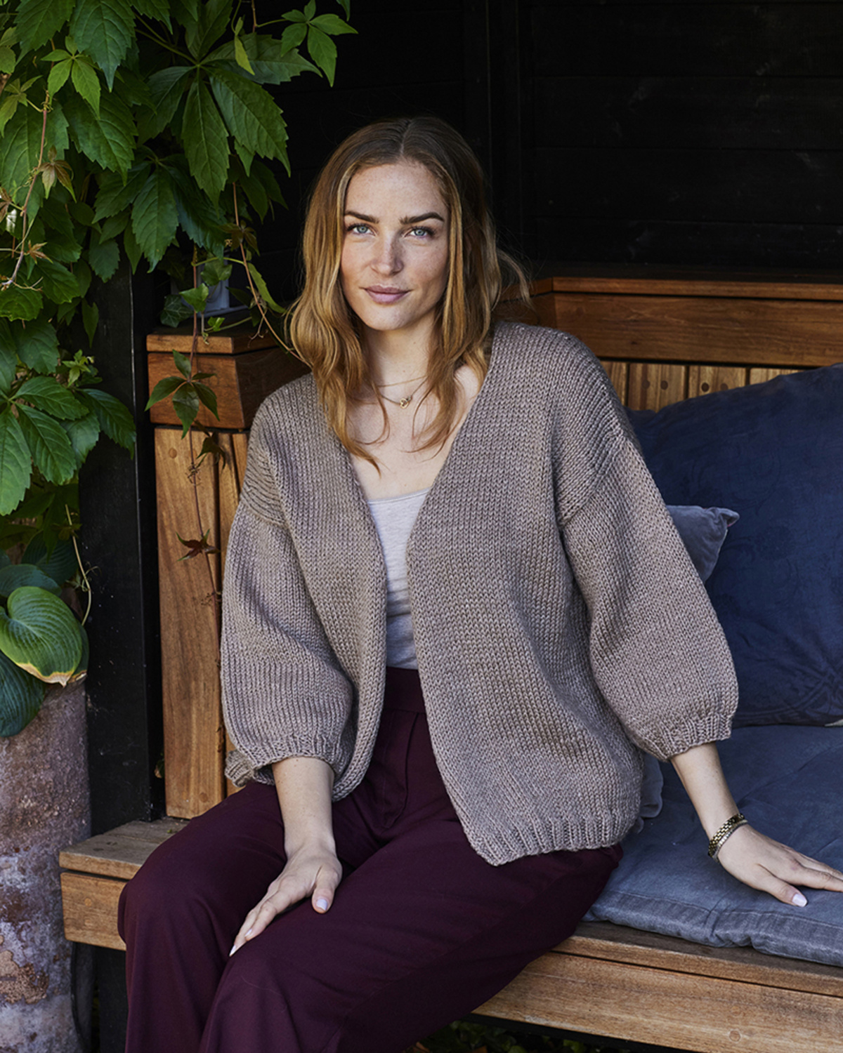 Cardigan i No. 6 Organic Wool +Nettles  PDF