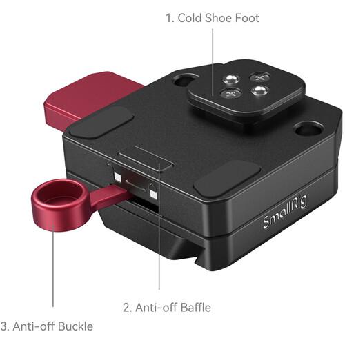 SmallRig 4189 Power Supply Mount Plate For DJI RS Stabilizers - 3