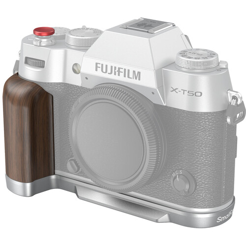 SmallRig 4735 Wooden L-Shape Grip for Fujifilm X-T50 Silver - 2