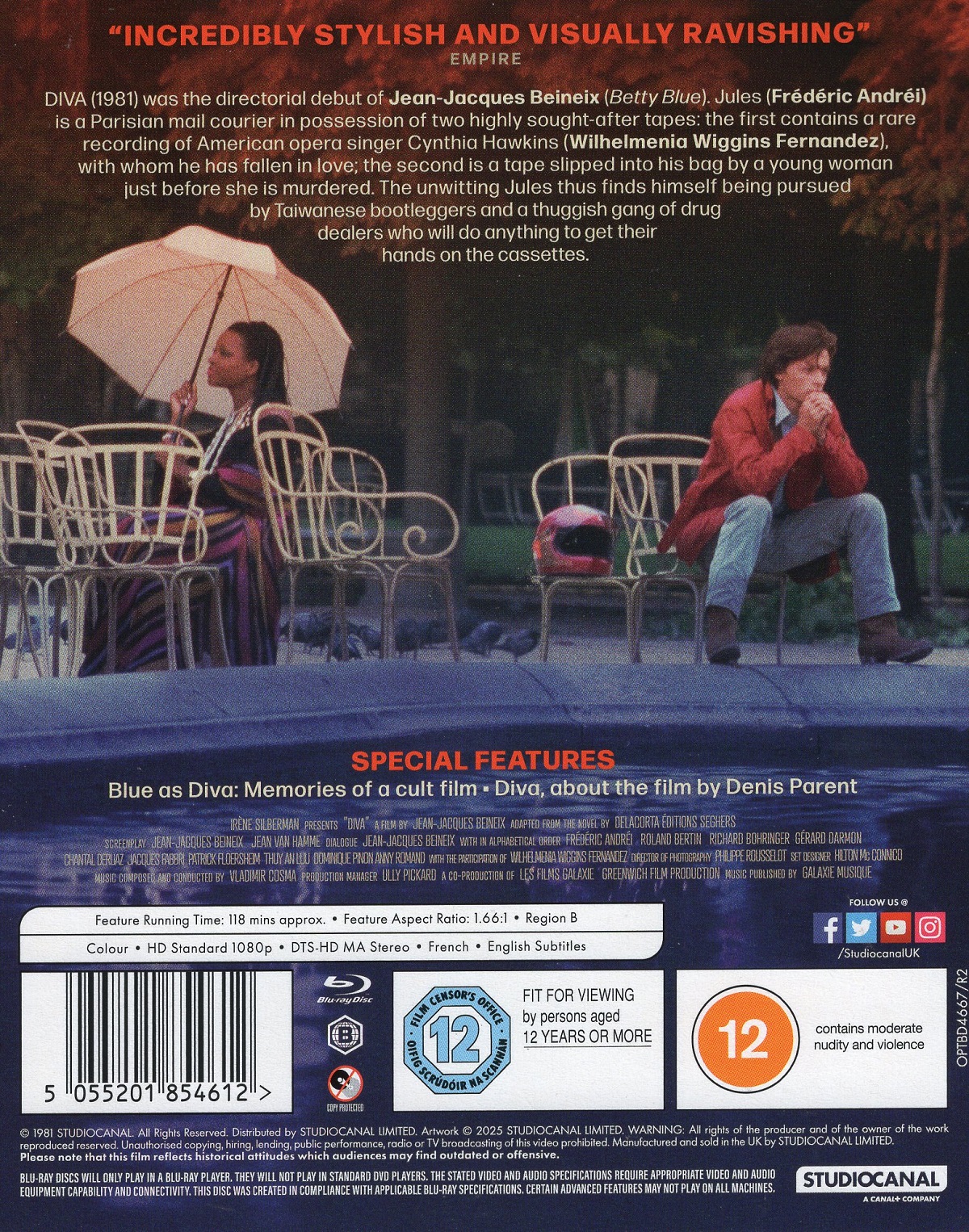 Diva (ej svensk text) (Blu-ray) - 2