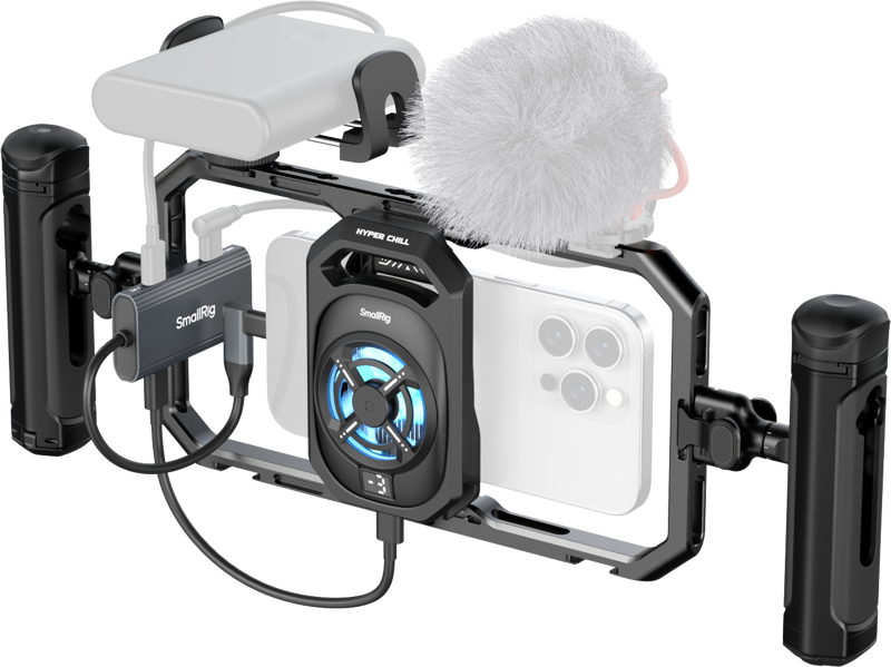 SmallRig 5276 All-in-One Thermal Dual-handheld Video Kit for Mobile Phone - 5