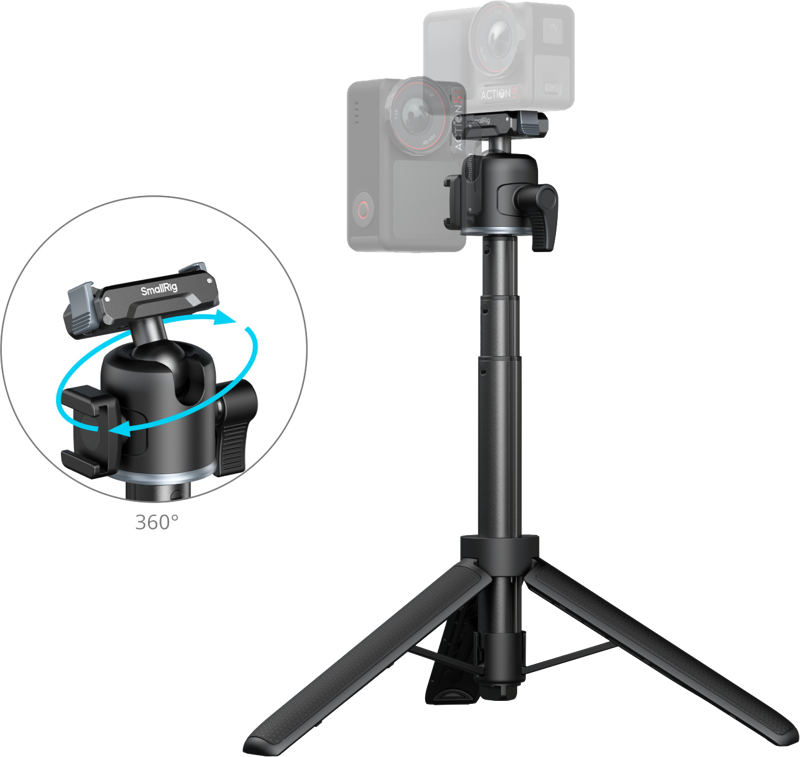 SmallRig 5435 Grip-Tripod for Action Cameras - 5
