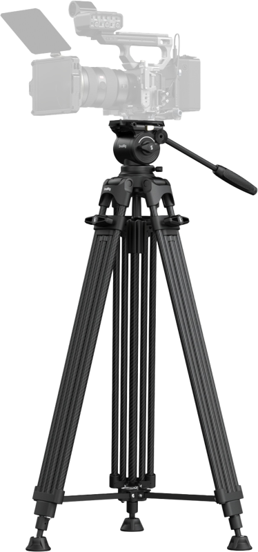 SmallRig 5443 FSD14 FreeSpeed Heavy-Duty Carbon Fiber Tripod - 3