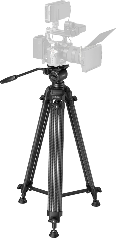 SmallRig 5441 AD14 Heavy-Duty Carbon Fiber Tripod - 3
