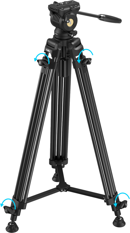 SmallRig 5440 AD14 Heavy-Duty Aluminum Alloy Tripod - 2