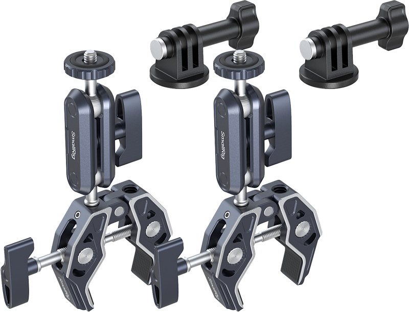 SmallRig 5529  Crab-Shaped Clamp with Ballhead Magic Arm - 2