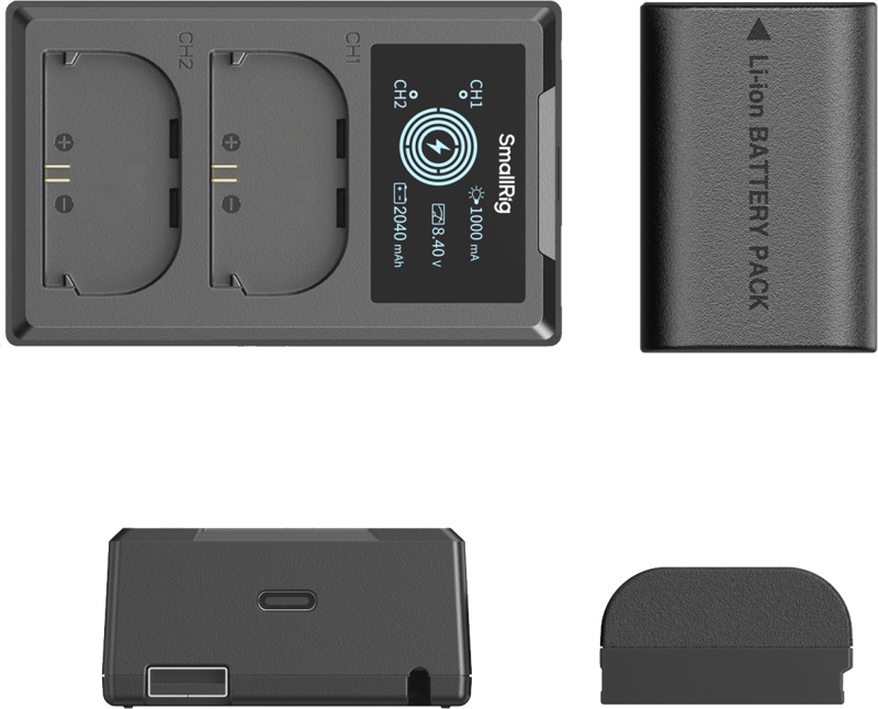 SmallRig 5409 Camera Battery and Charger Kit for Canon LP-E6P - 7