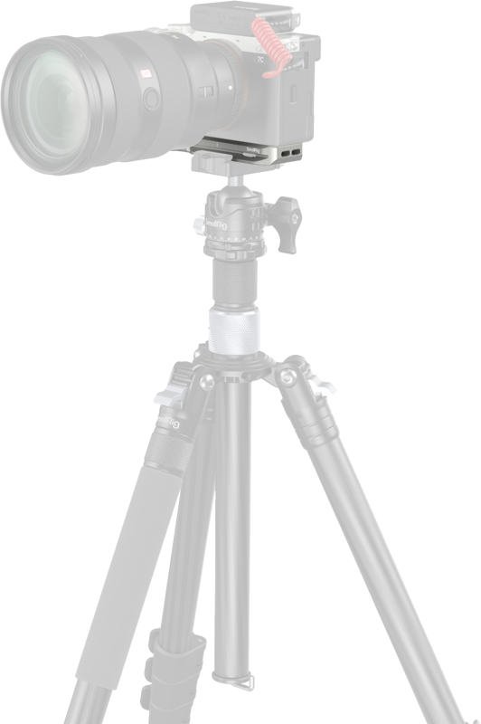 SmallRig 5482 Baseplate with Airtag Slot for Sony A7C II / A7CR Silver - 5