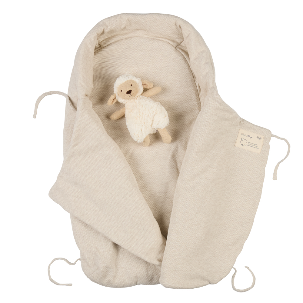 Voksi Wool Wrap - Sand - 2