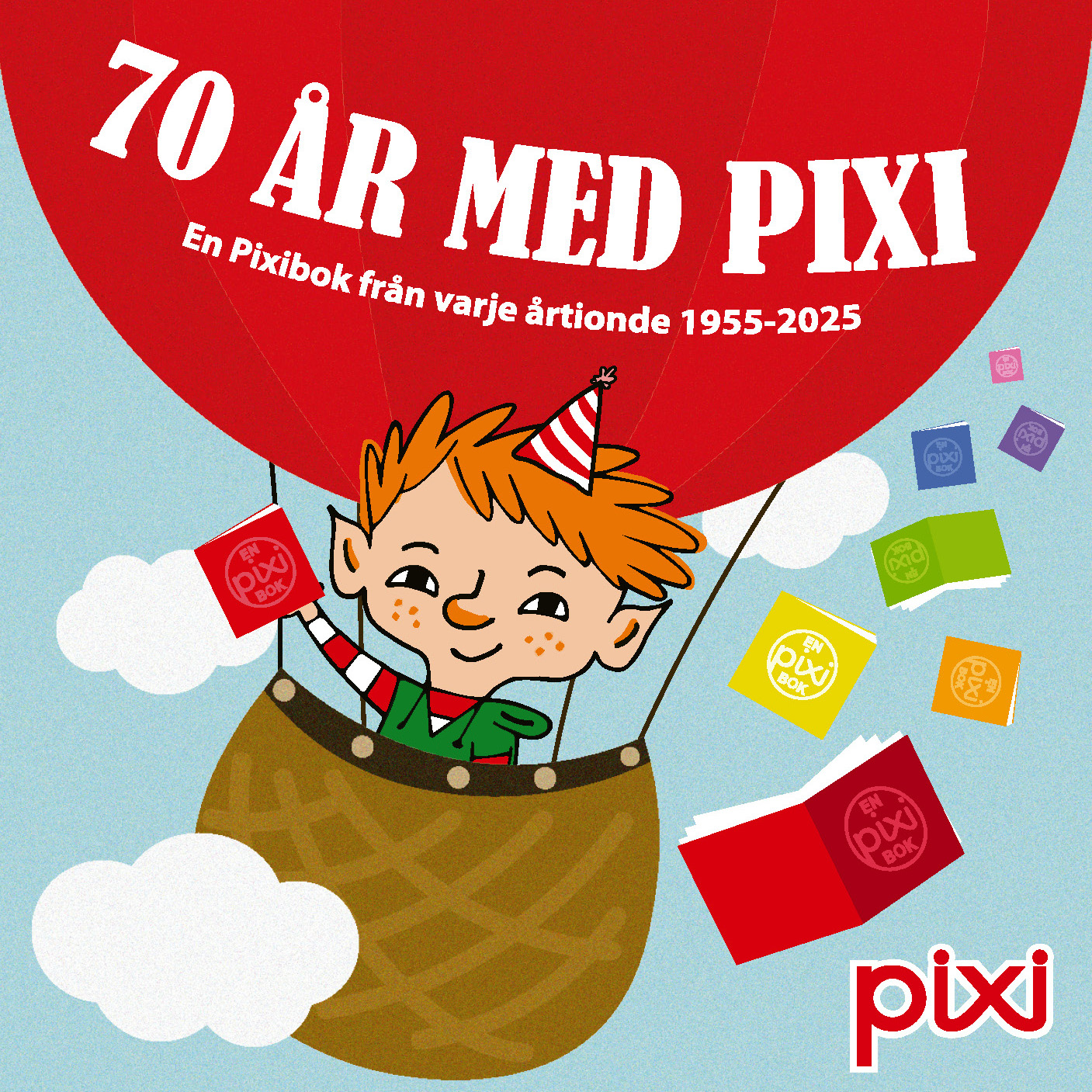 Pixibox - 70 år med Pixi - Innehåller 7 st Pixiböcker