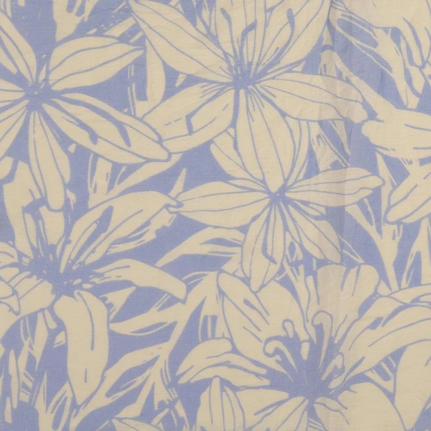 Blommiga Twill Viskoser - 2