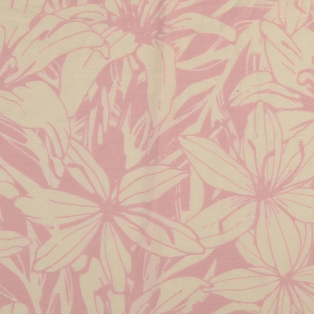 Blommiga Twill Viskoser