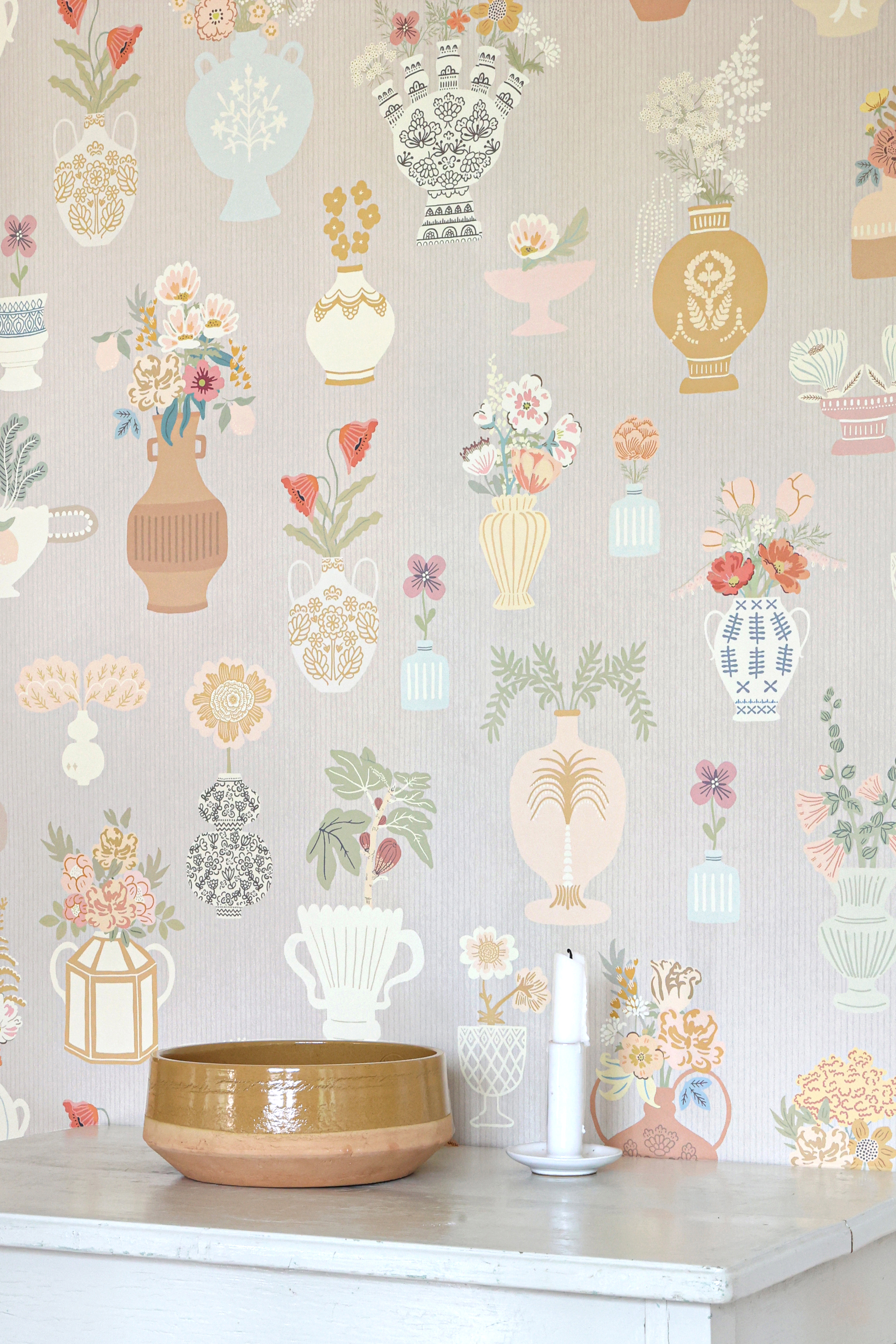 FLORAL DAIQUIRI MISTY GRAY - 6