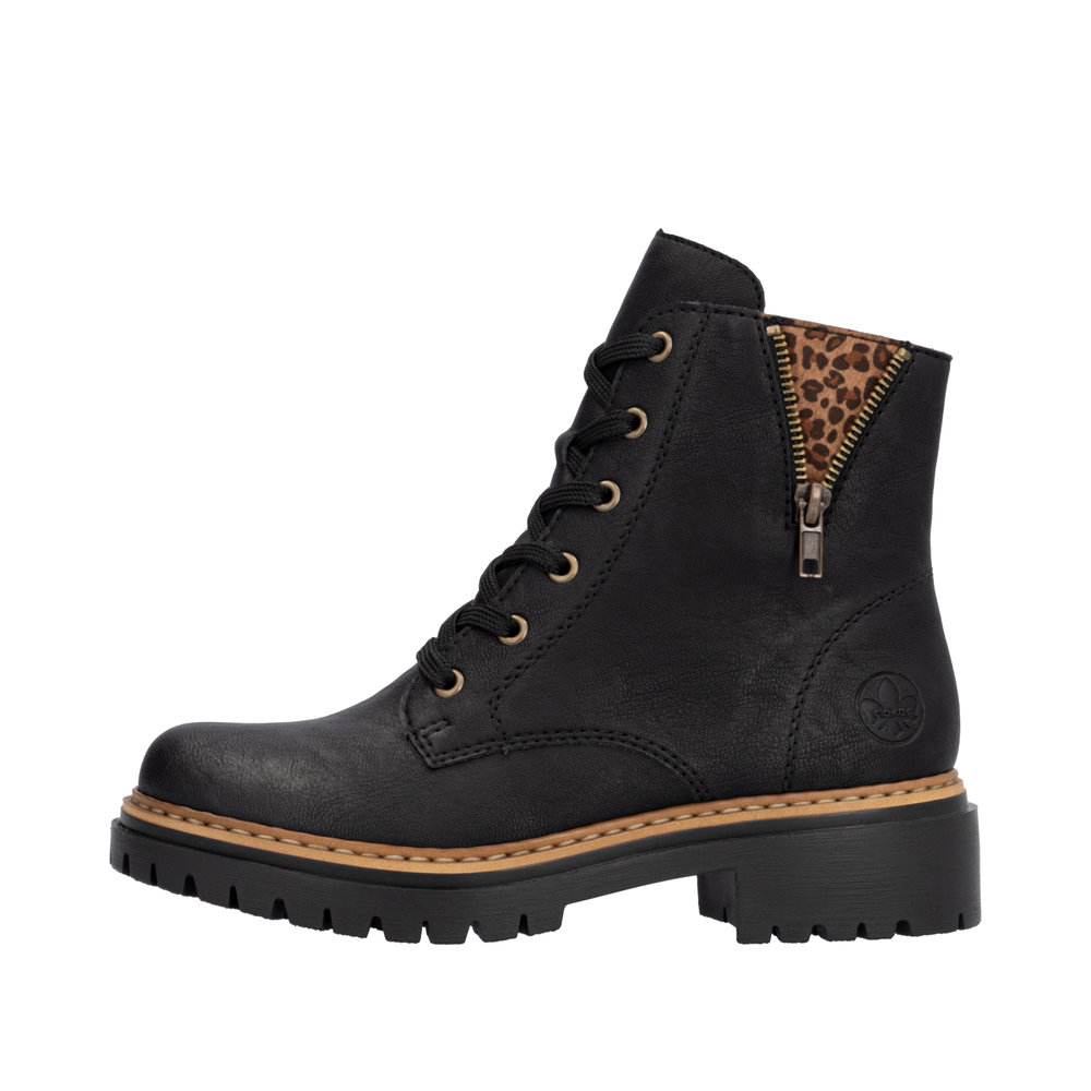 Rieker Damboots syntet varmfodrad Svart - 5