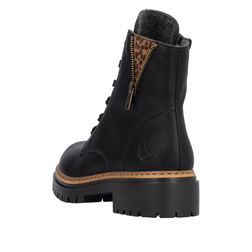 Rieker Damboots syntet varmfodrad Svart - 3