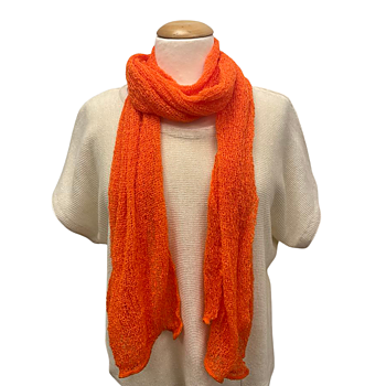 Ulla Jacobsson - Sjal  - Almira - Stark Orange